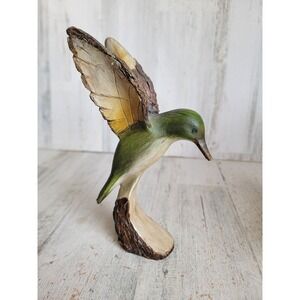 Hummingbird AS IS rustic woodland bird spring home decor figure unique